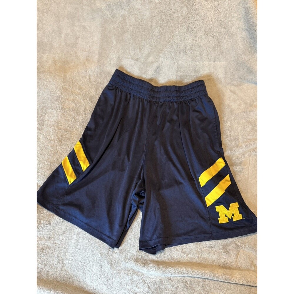 Vintage Pro Edge  Michigan Wolverines Shorts Blue Men’s Size Medium